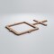 Ekena Millwork Extra Small Carlisle Decorative Fretwork Wood Wall Panels, Red Oak, 12 7/8"W x 7 3/8"H x 3/8"T WALW08X08X0375CARRO - alternate 2
